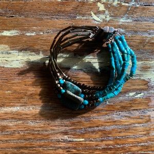 🔆3/$15 Boho beaded bracelet (small 4” diameter)